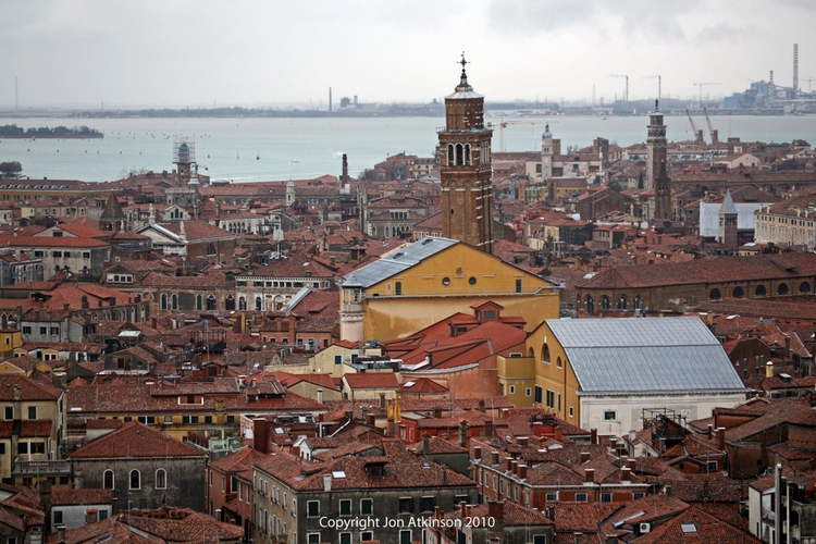 Venice City View From St. Mark's Campanile